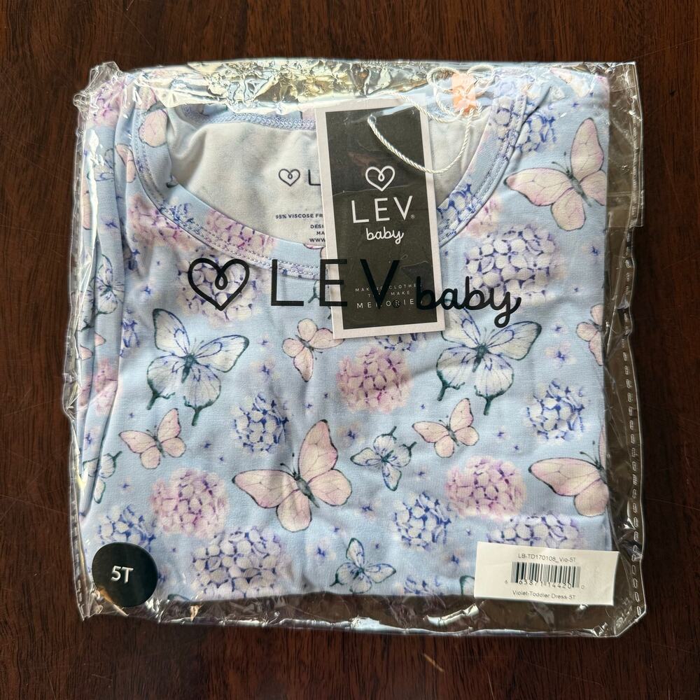 Lev Baby Violet Twirl Dress Size 5T